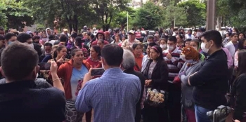 Pobladores salen a manifestarse por alimentos en Ciudad del Este